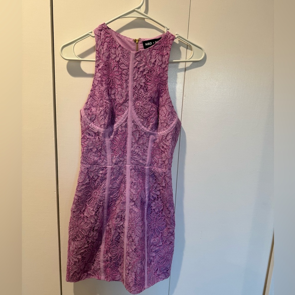 Lilac Mini Dress